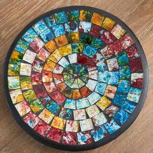 Beautiful handmade tile dish, purchased and made in Bali, Indonesia.